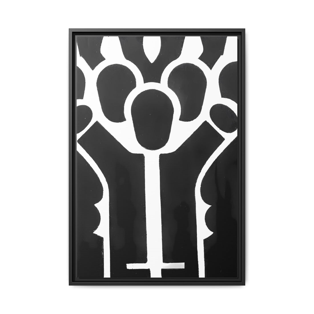 Hands Up, Fluid Series | Framed Canvas Wall Art