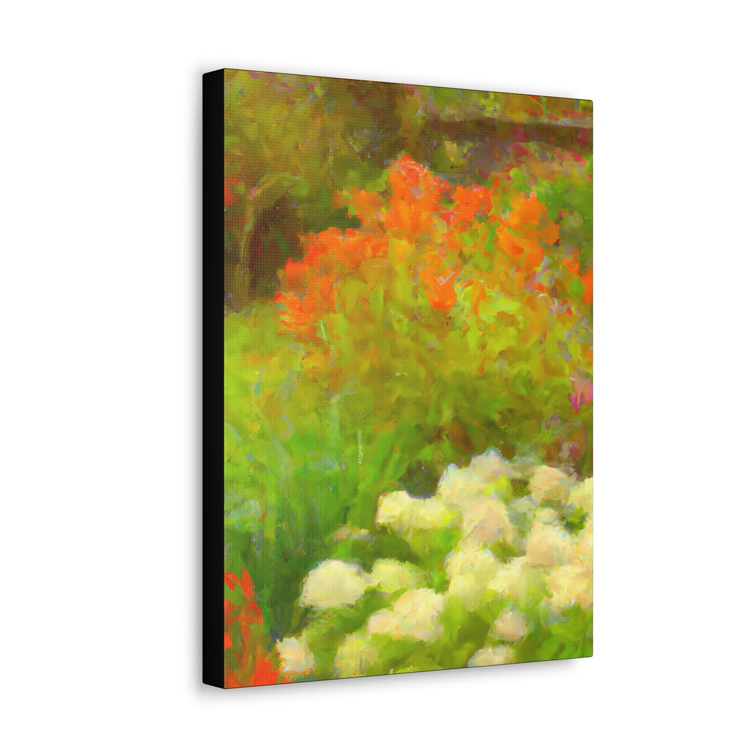 Orange Flowers, Cottage Series CANVAS wall art