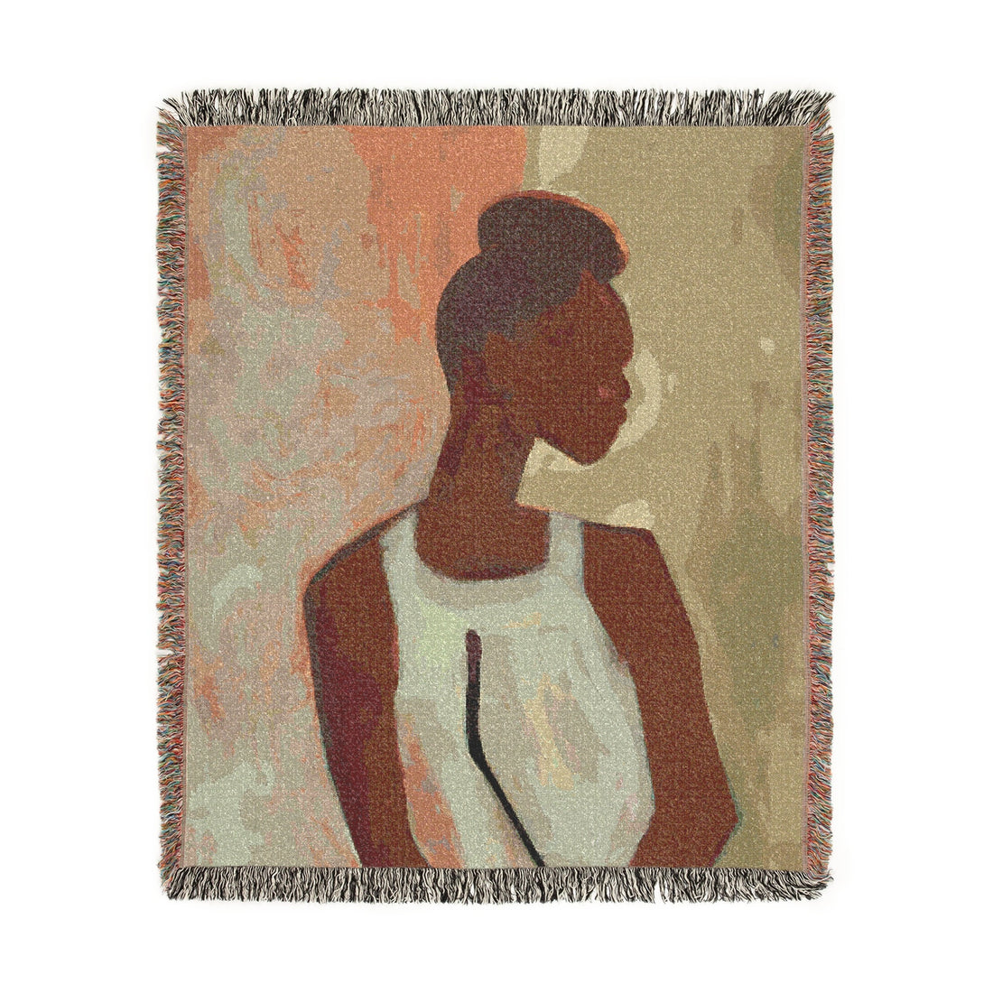 Contemplation, Artist Tapestry | Woven Throw Blanket