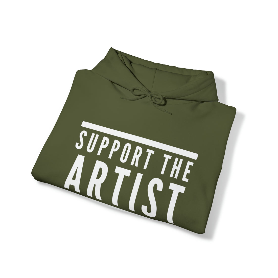 Support the Artist Hoodie, Unisex Heavy Hooded Sweatshirt