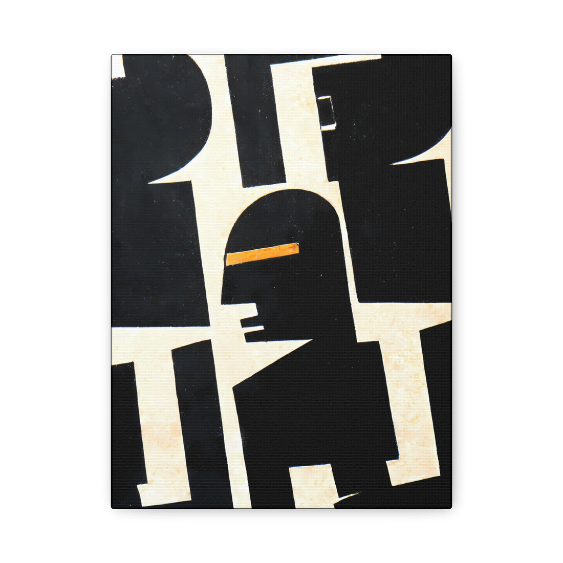 Profile 2, Contrast Series | Canvas Wall Art