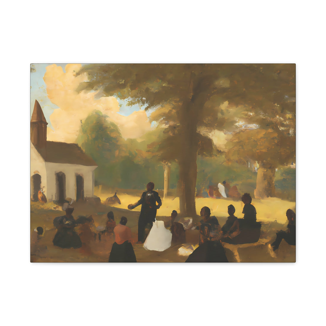 Gathering, Over the Sofa | Horizontal CANVAS Art