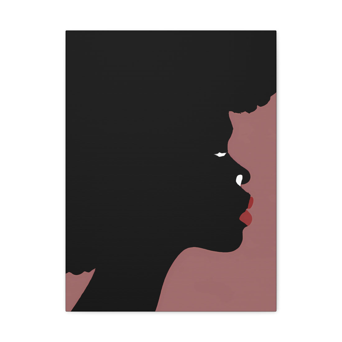 The Afro 3, Black Hair Art Series | Canvas Wall Art