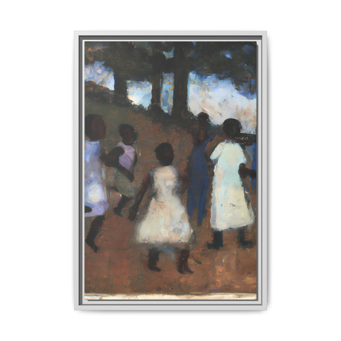 Childs Play, Vintage Art | Framed Canvas Wall Art