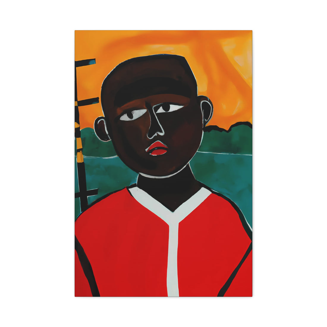 Theo, Folk Art Series | CANVAS Wall Art