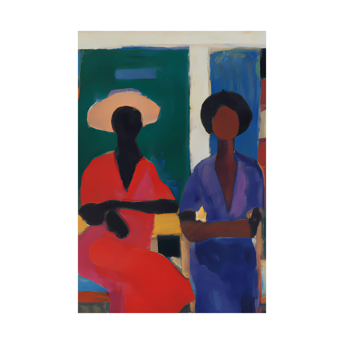 Red Friend, Lounge Series | Poster Print