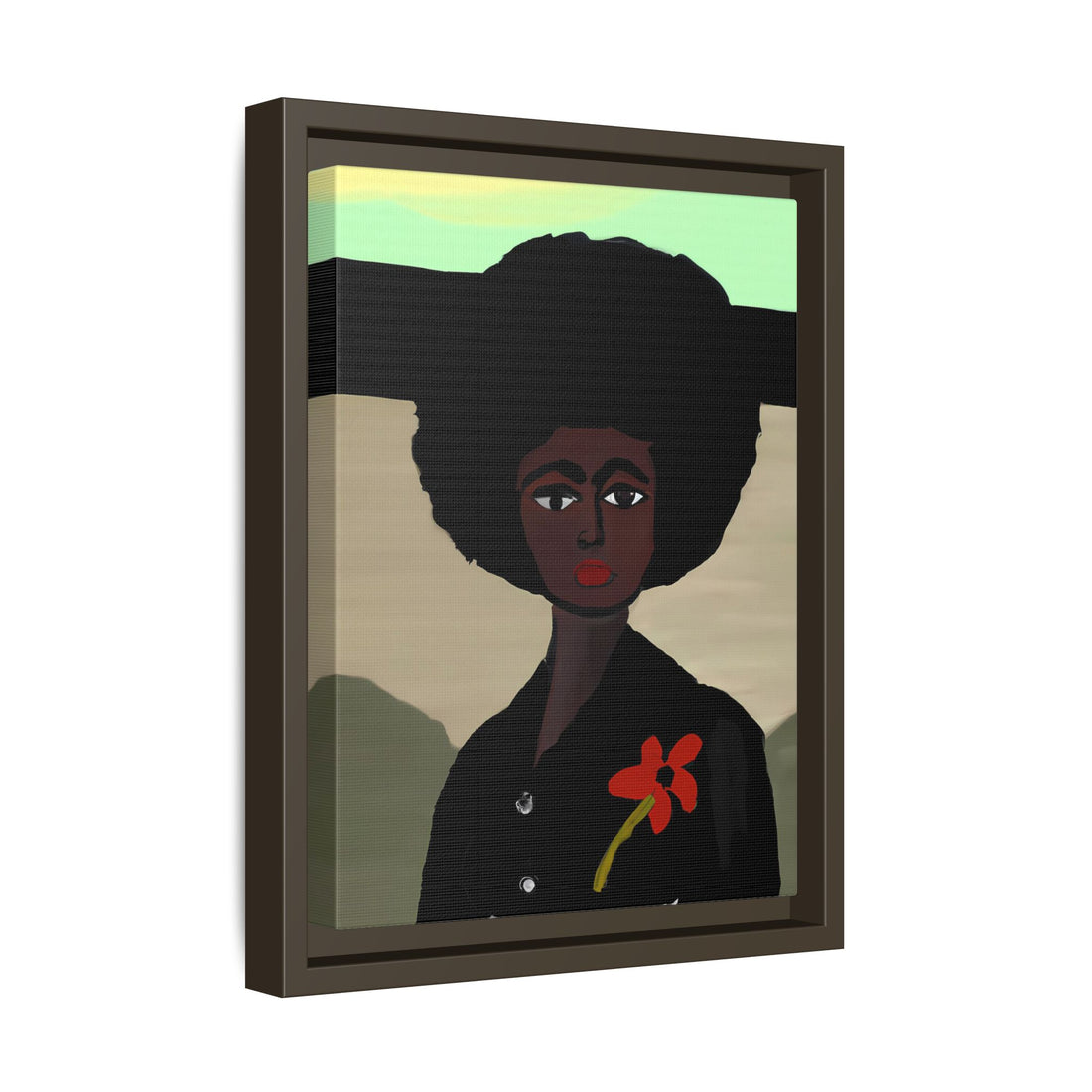 Jo, Folk Series | Framed Canvas Wall Art
