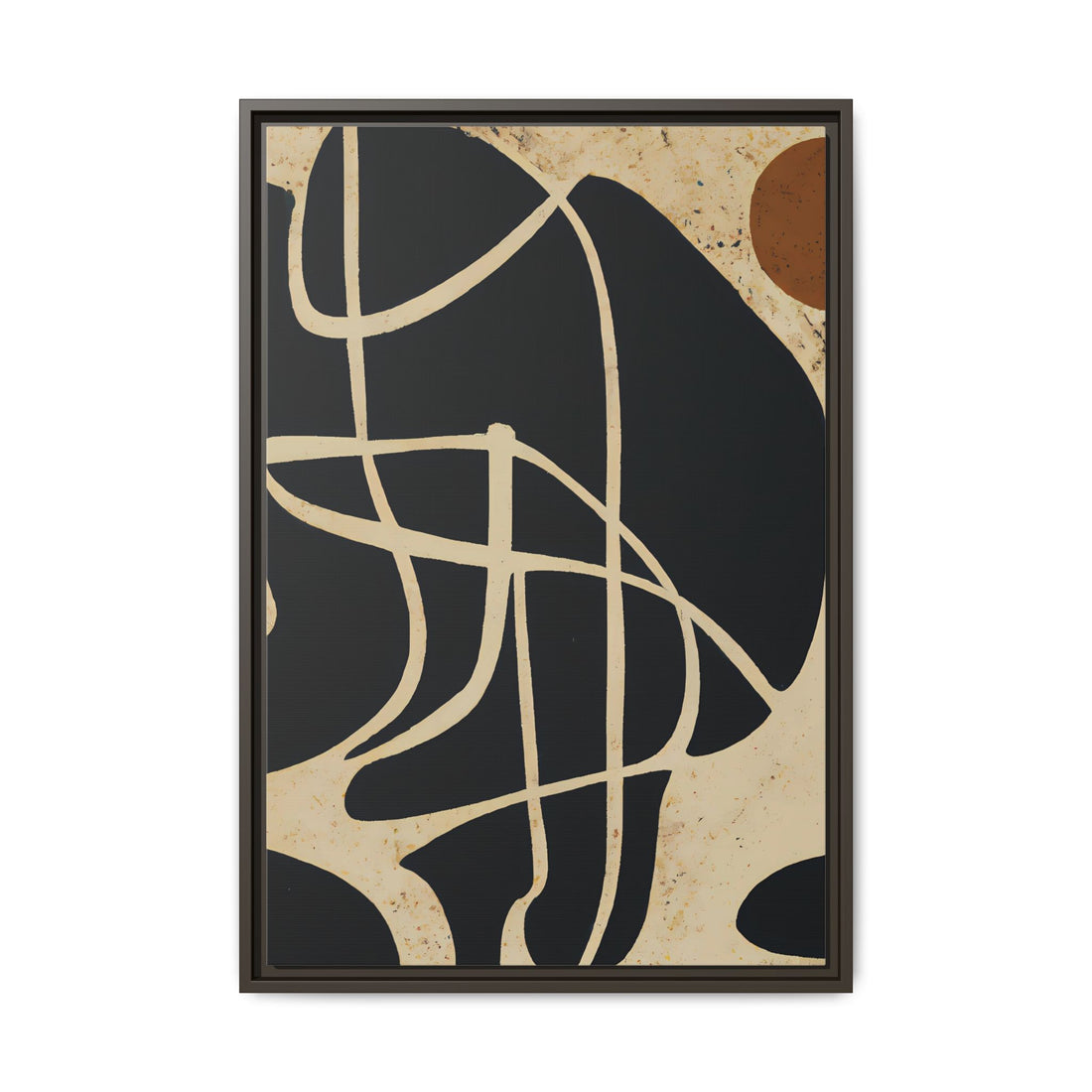 Risen Modern Art, Fluid Series | Framed Canvas Wall Art