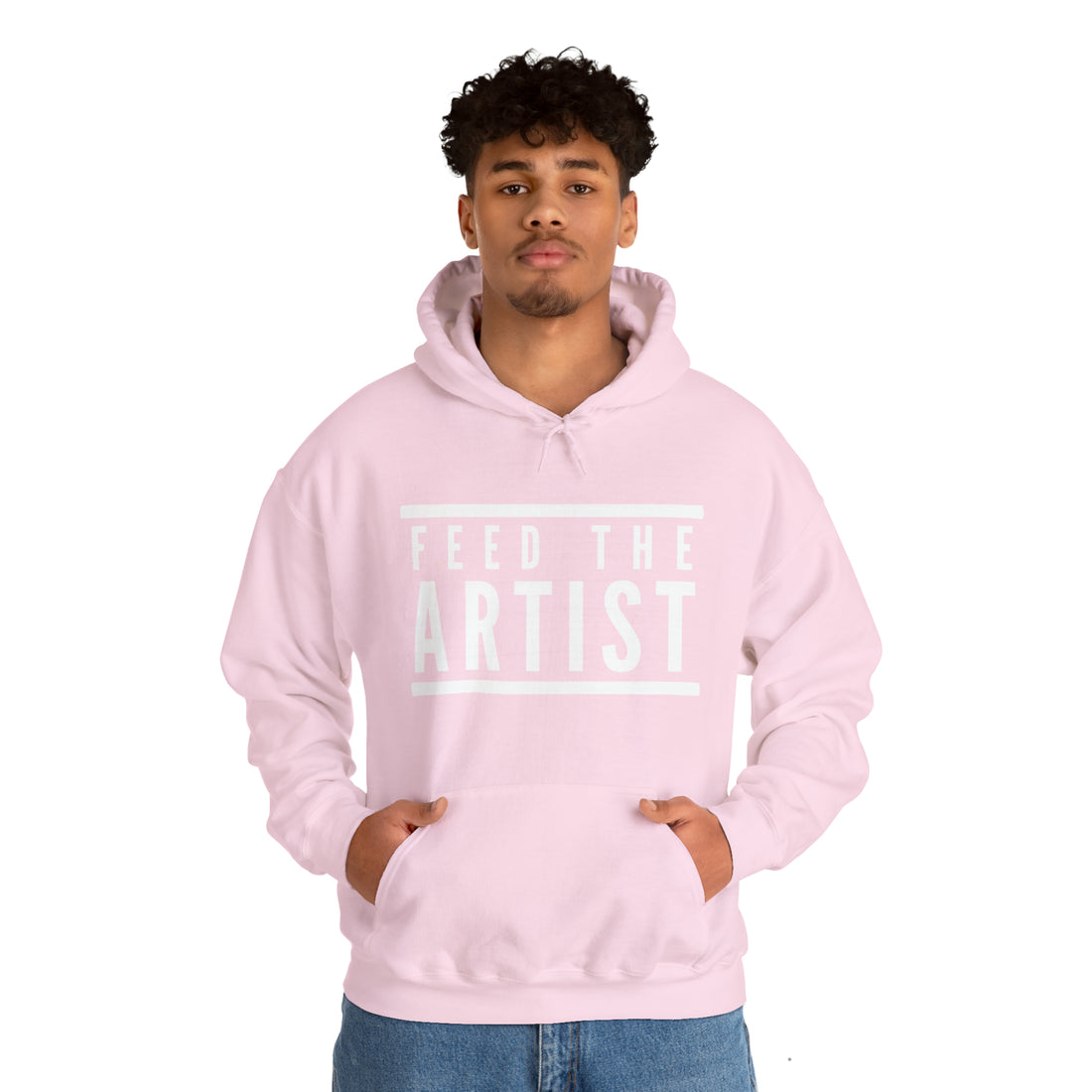 Feed the Artist Hoodie, Unisex Heavy Hooded Sweatshirt