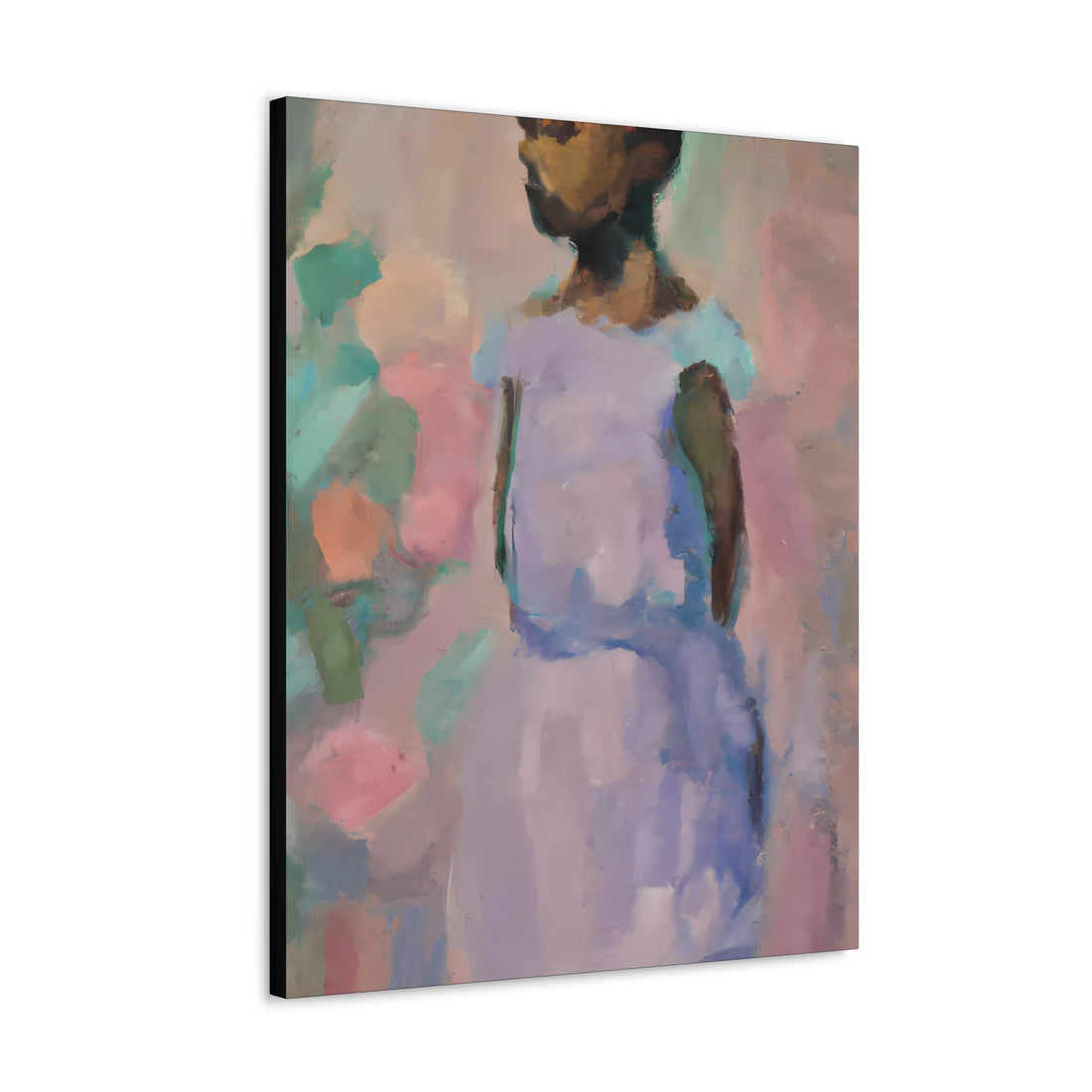 Girl in Lavender 1, Canvas Wall Art Daughters Series