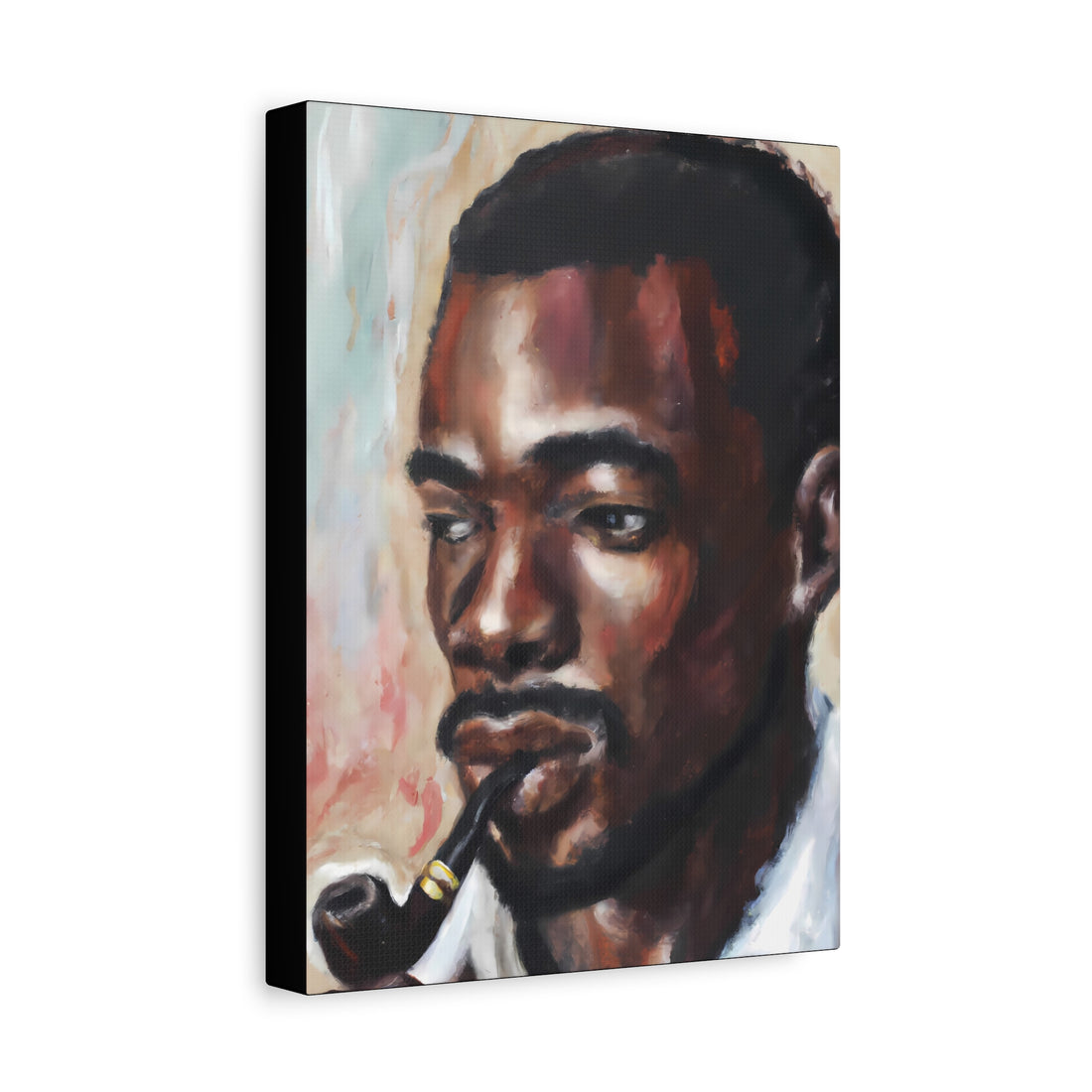 Black Man Smoking, Men Series CANVAS Wall Art