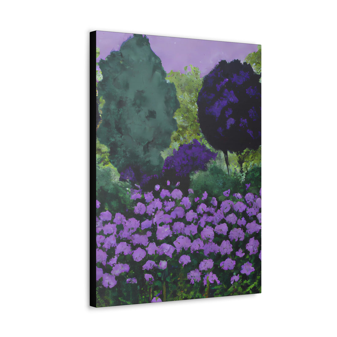 Purple Blooms, Cottage Series CANVAS wall art