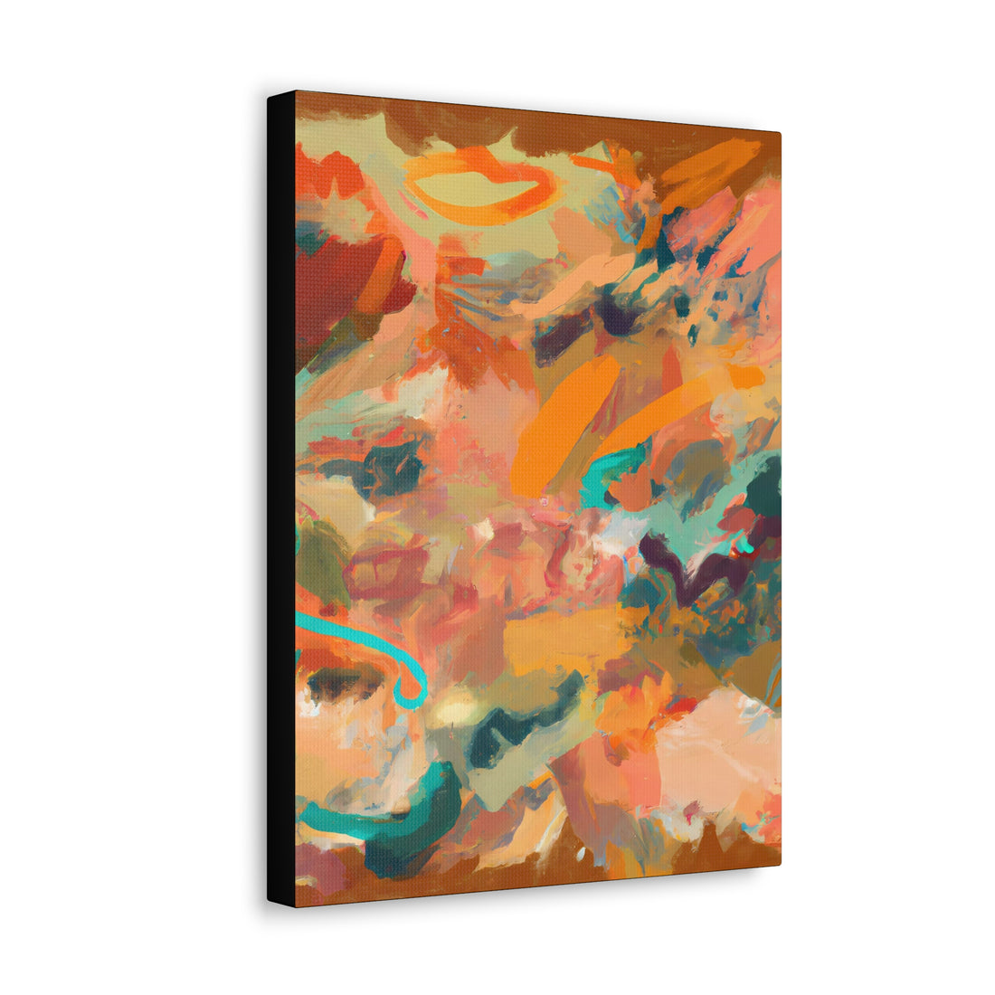 Orange Halo Abstract Series, CANVAS Wall Art