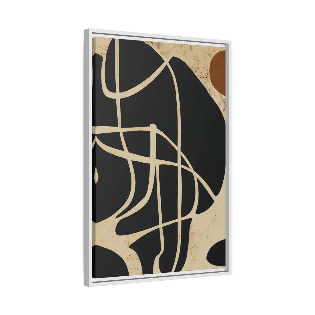 Risen Modern Art, Fluid Series | Framed Canvas Wall Art