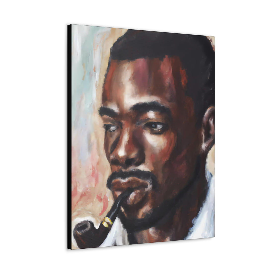 Black Man Smoking, Men Series CANVAS Wall Art