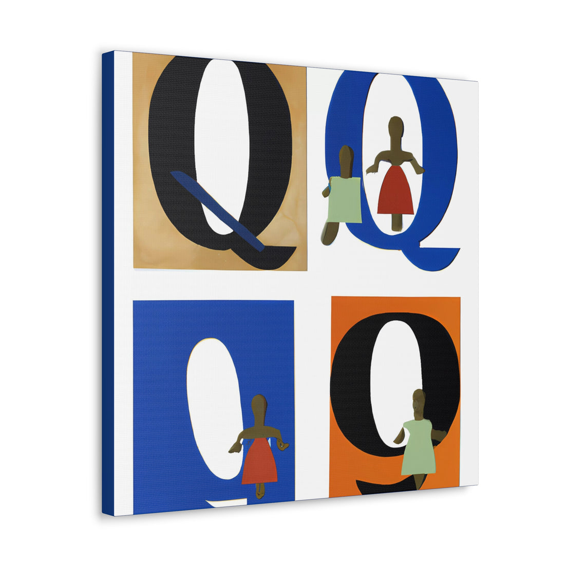 Collage Q, Kids Series | Canvas Wall Art