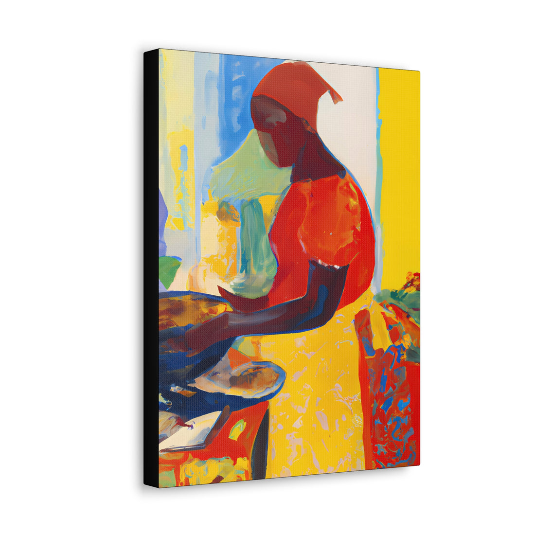 Lady in Red, Lifestyle Series | Canvas Wall Art