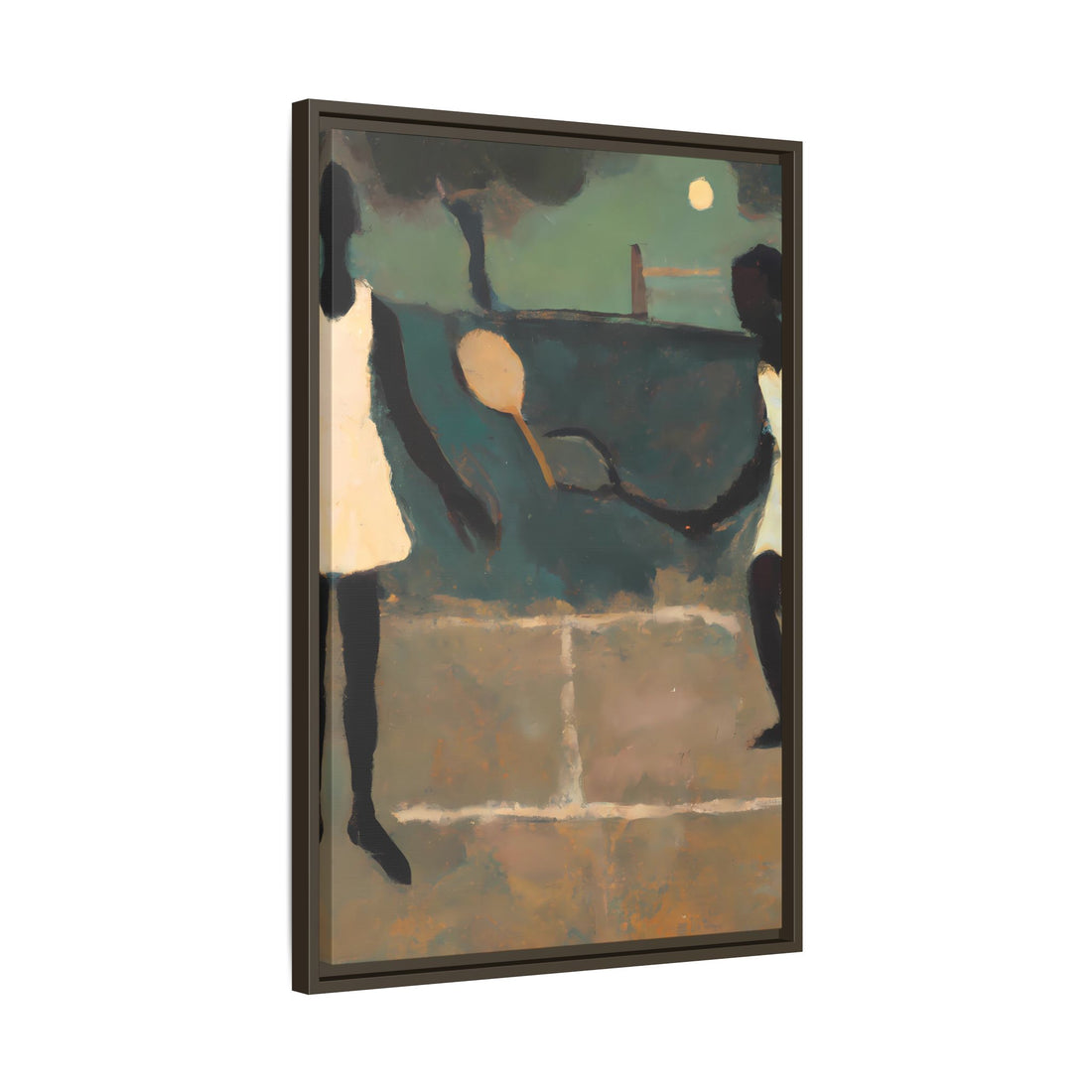 Doubles, Folk Series | Framed Canvas Art