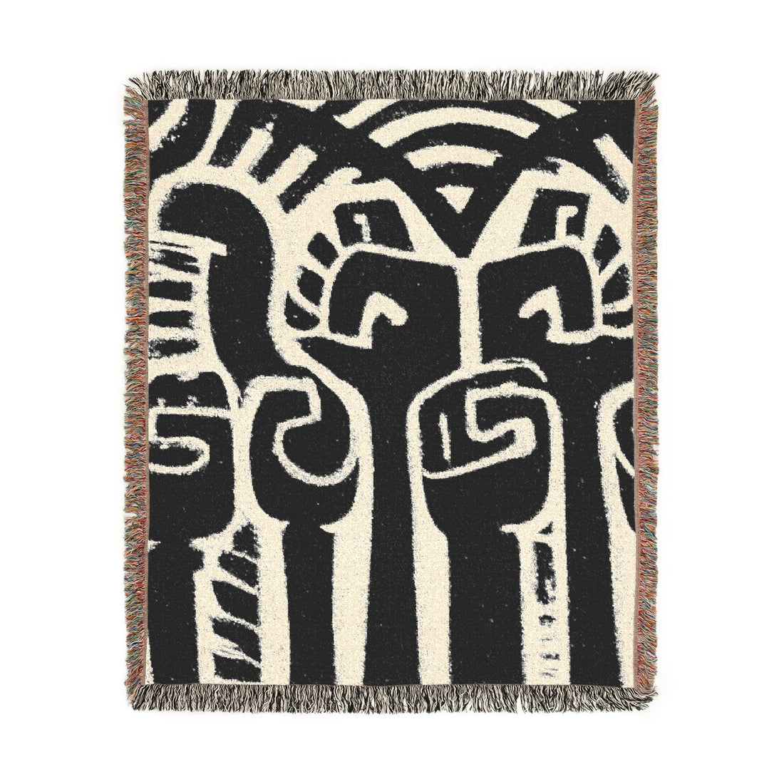 Hands Up 4, Artist Tapestry | Woven Blanket
