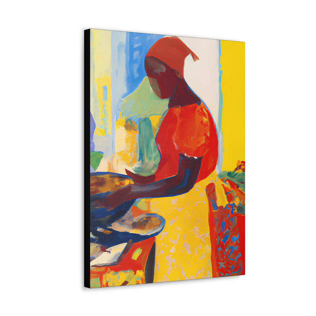 Lady in Red, Lifestyle Series | Canvas Wall Art