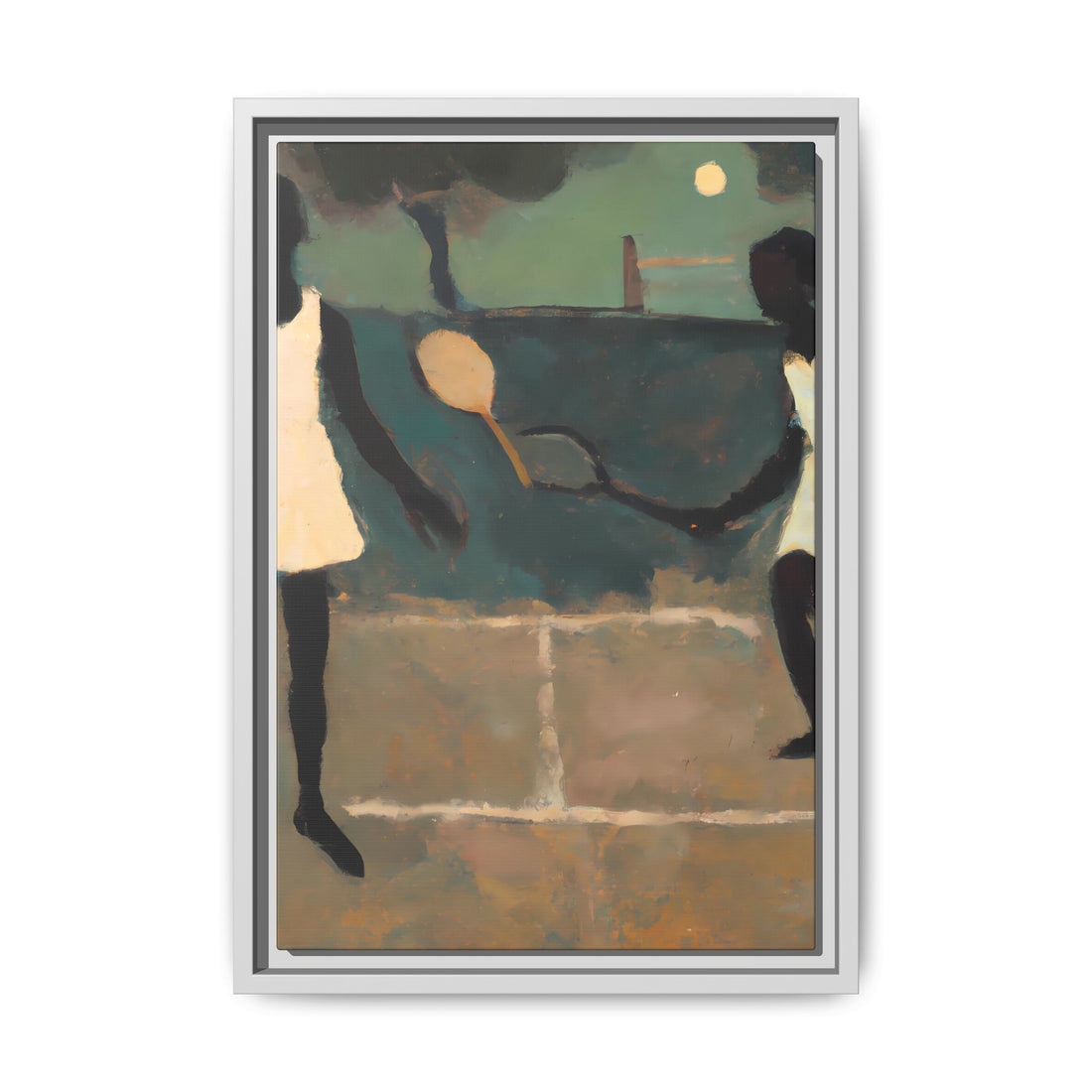 Doubles, Folk Series | Framed Canvas Art