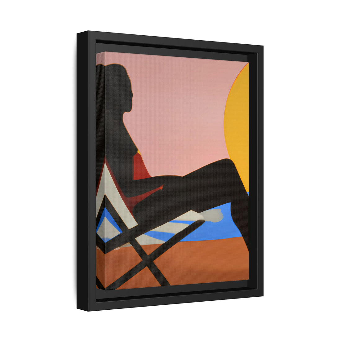 Unbothered, Fluid Series | Framed Canvas Wall Art