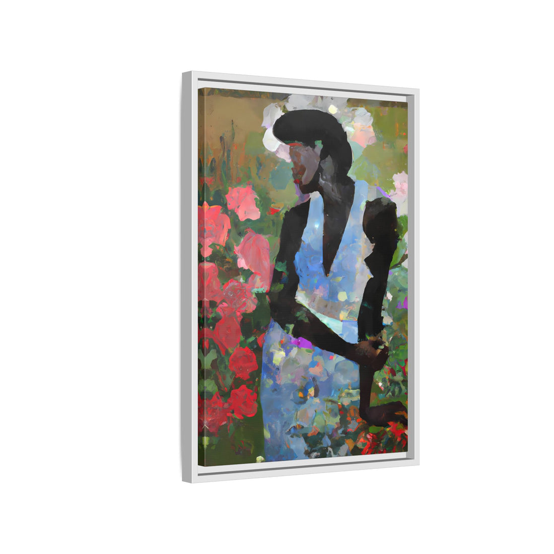 Portraiture, Garden Series | Framed Canvas Wall Art