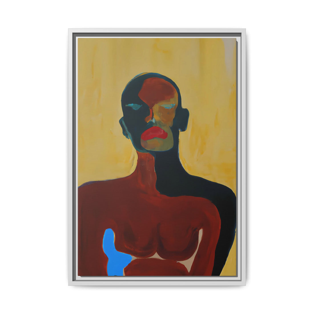 Woman of Substance, Fluid Series | Framed Canvas Wall Art