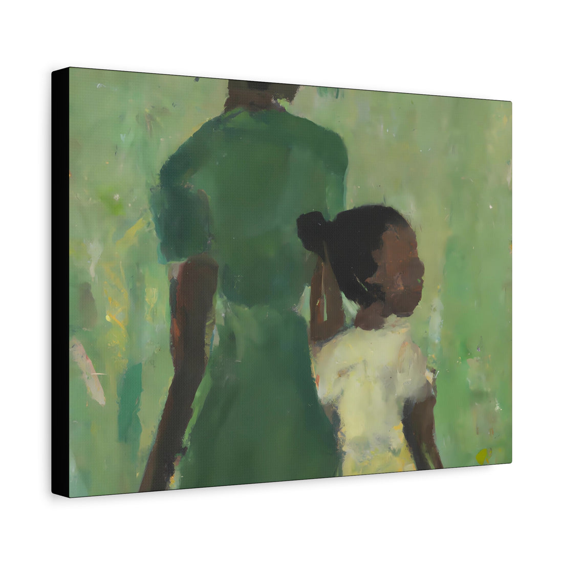 Green Mother, Over the Sofa | Large CANVAS Wall Art