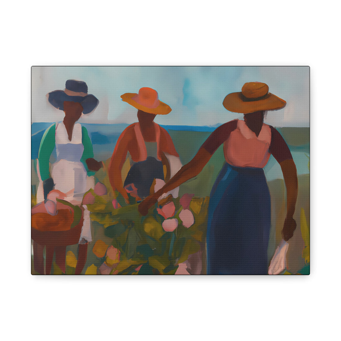 Roses, Over the Sofa | Horizontal CANVAS Art