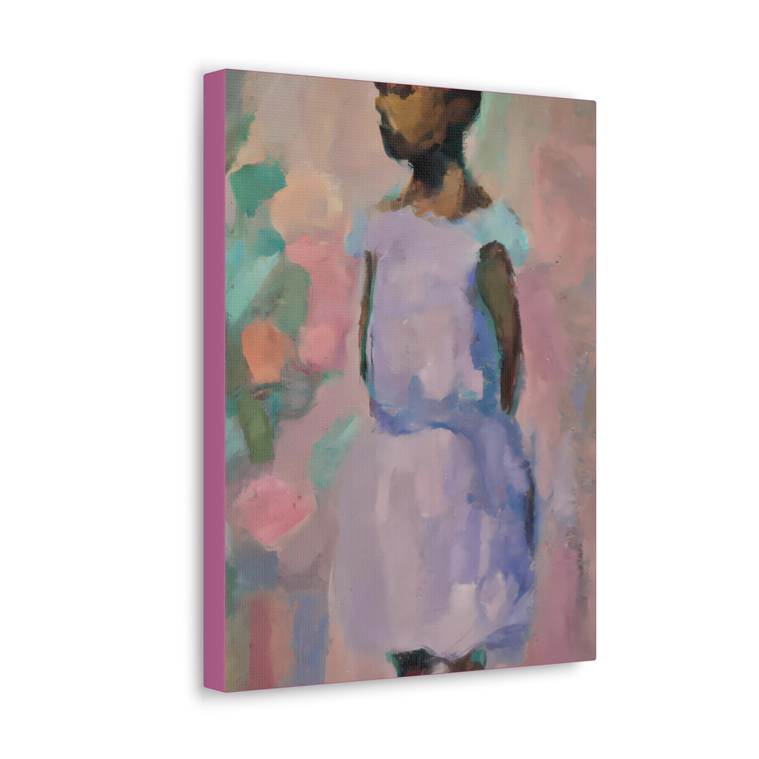 Girl in Lavender 1, Canvas Wall Art Daughters Series