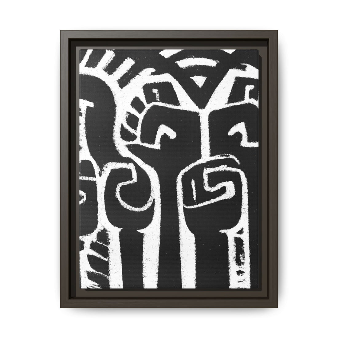Hands Up 4, Abstract Series | Framed Canvas Wall Art
