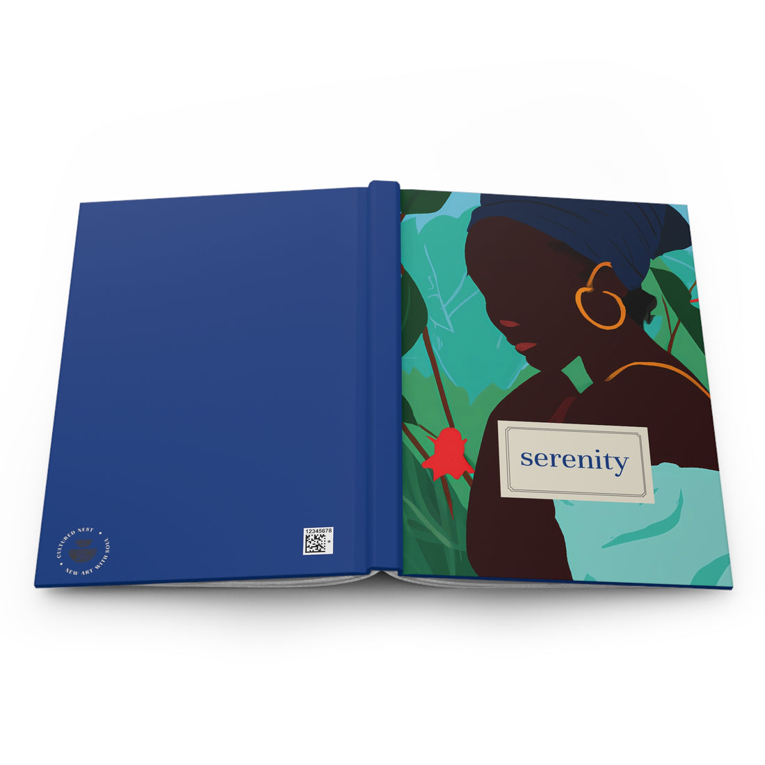 Serenity Notebook, Matte Hardcover Journal