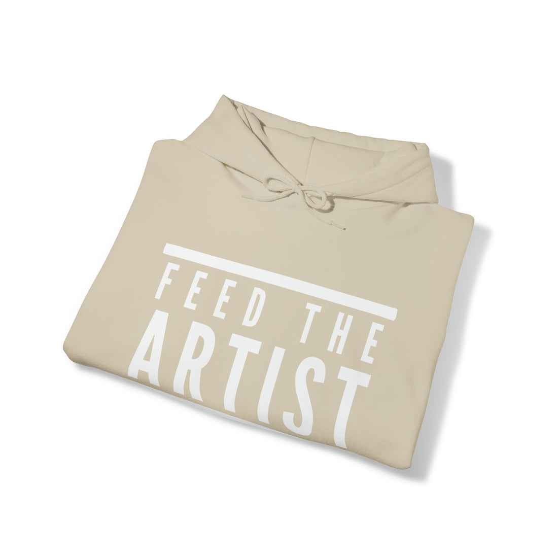 Feed the Artist Hoodie, Unisex Heavy Hooded Sweatshirt