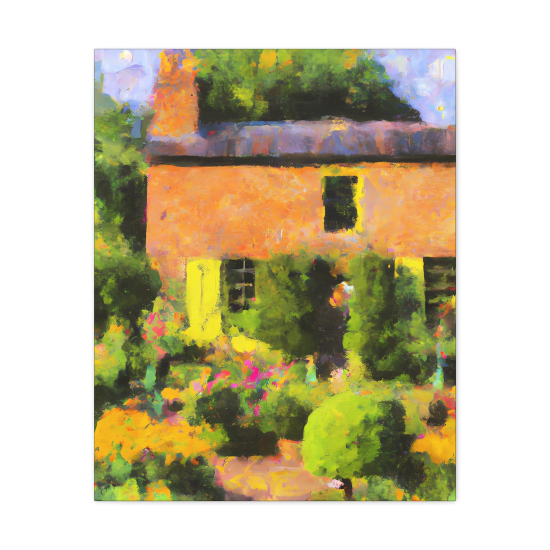 Green Garden, Cottage Series CANVAS wall art