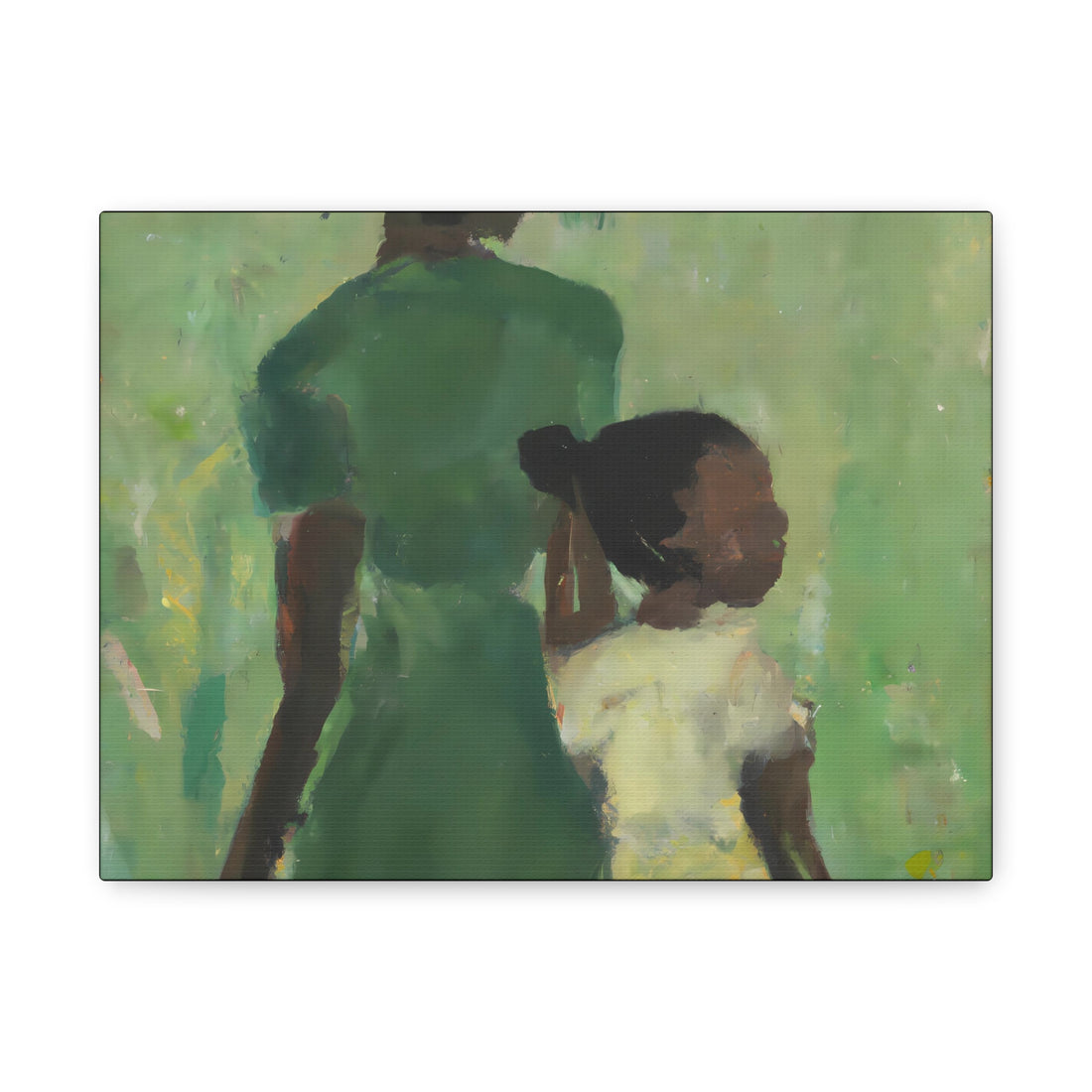 Green Mother, Over the Sofa | Large CANVAS Wall Art