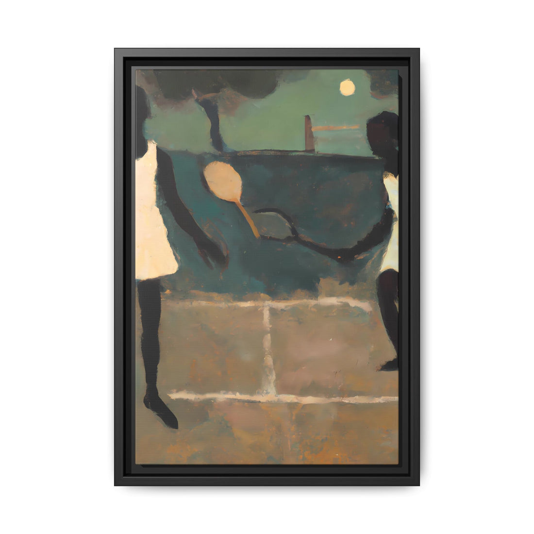 Doubles, Folk Series | Framed Canvas Art