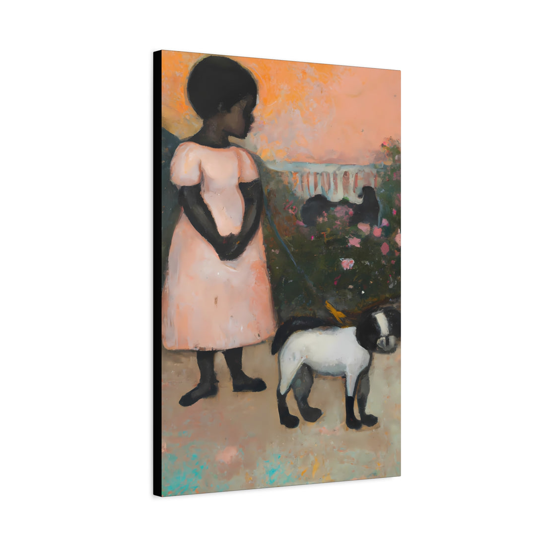 Love dogs, Canvas Wall Art Daughter Series