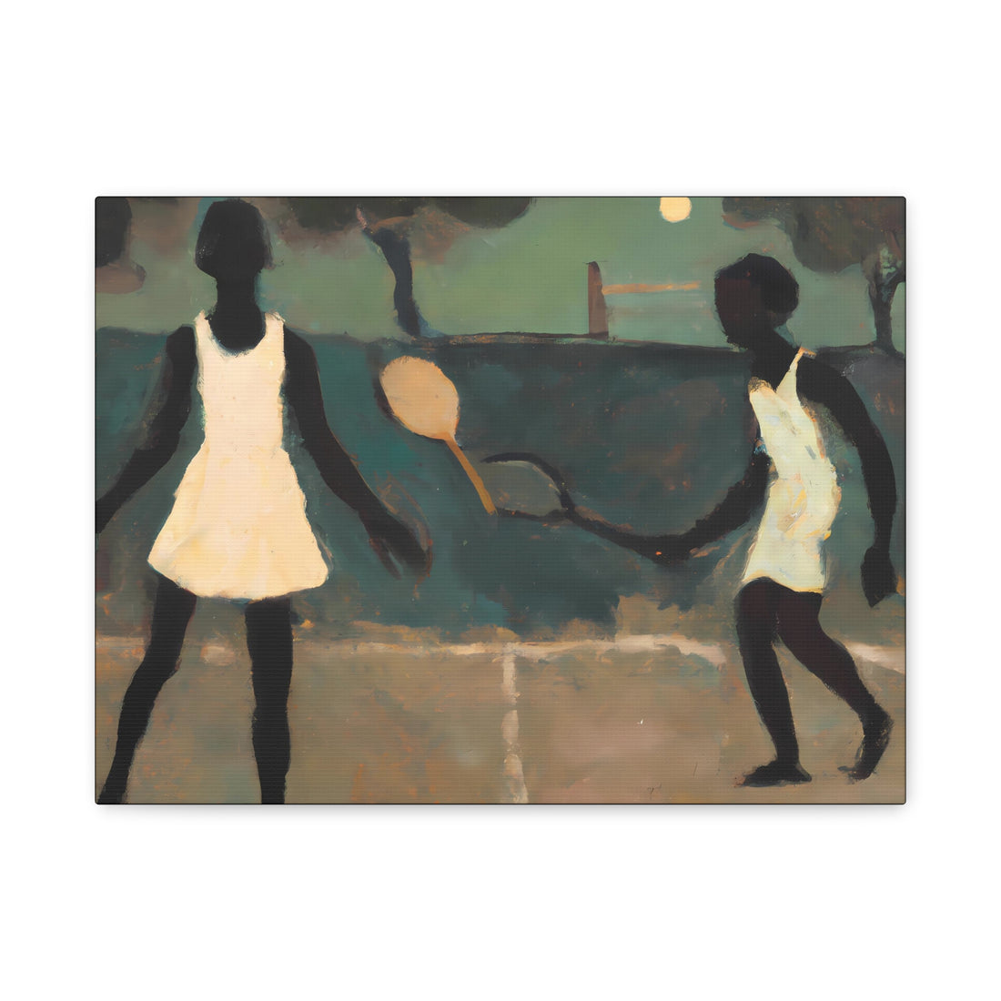 Doubles, Over the Sofa | Horizontal CANVAS Art