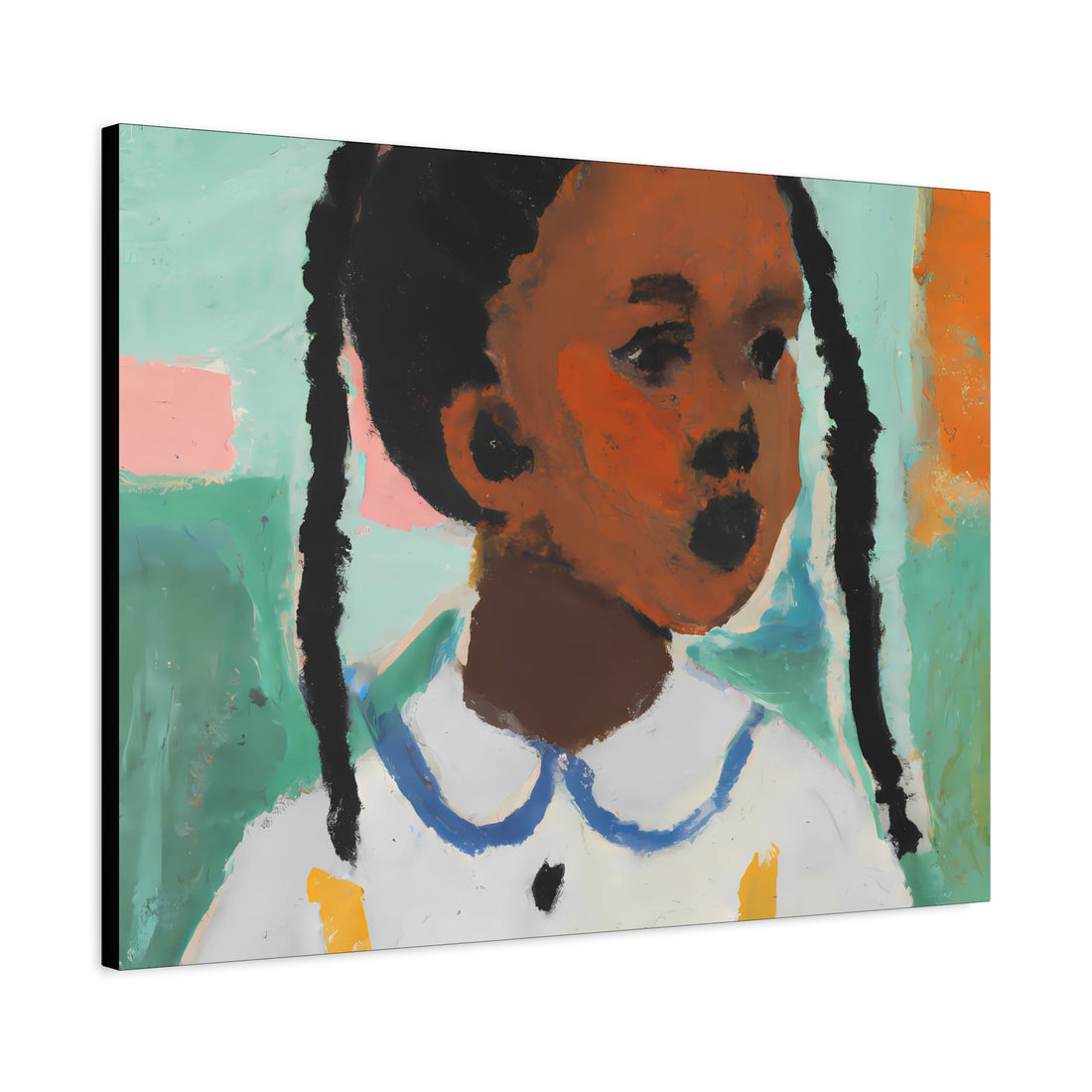 Pig Tails, Over the Sofa | Large CANVAS Wall Art