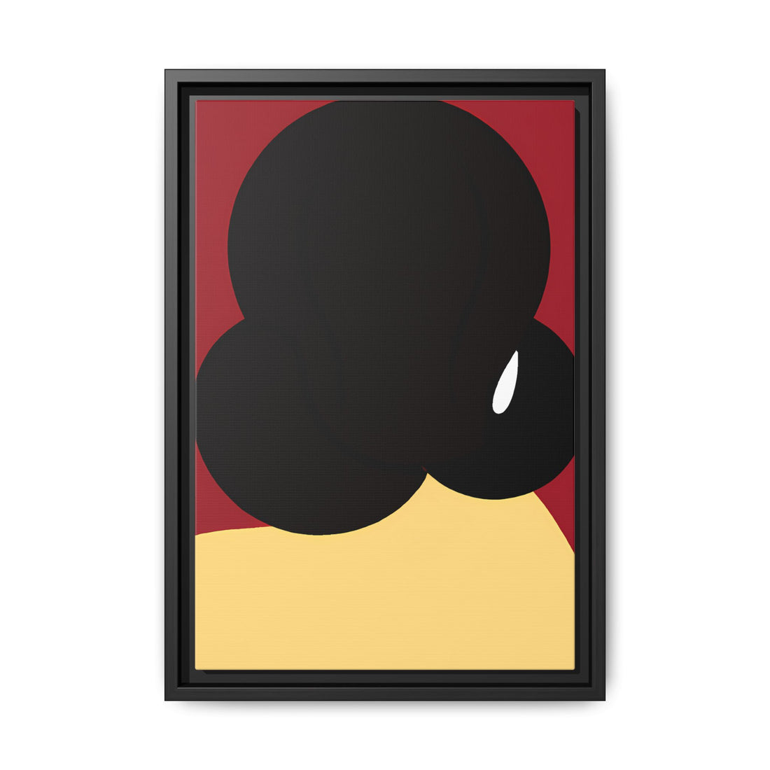 The Bun, Black Beauty Series | Framed Canvas Wall Art