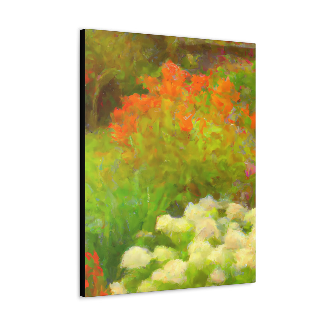 Orange Flowers, Cottage Series CANVAS wall art