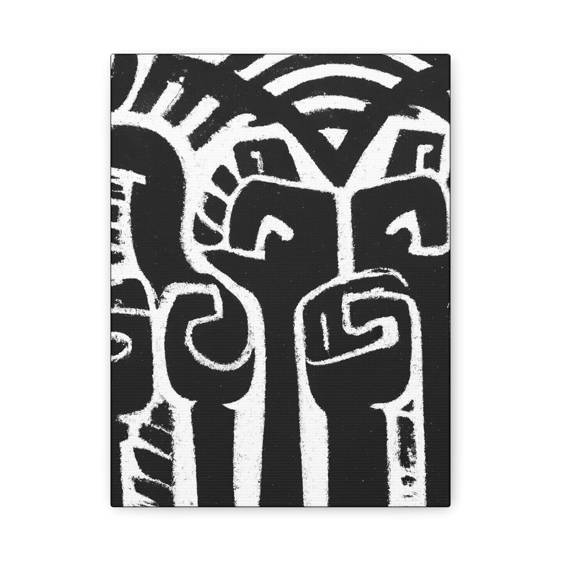 Hands Up 4, Contrast Series | Canvas Wall Art