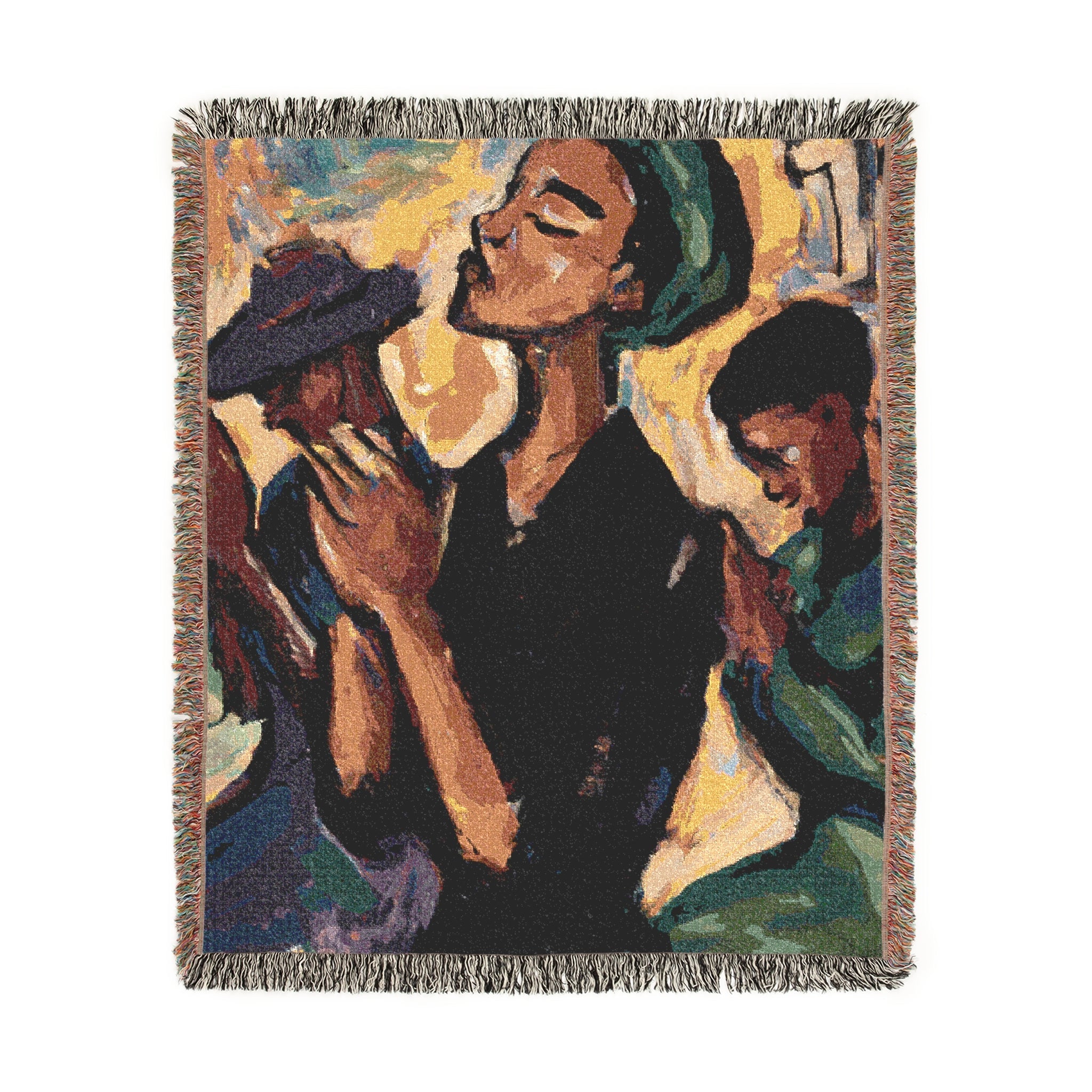 ミュージシャン NDNU ABSTRACT ART BLANKET ミュージシャン NDNU ABSTRACT ART BLANKET Abstract woven throw