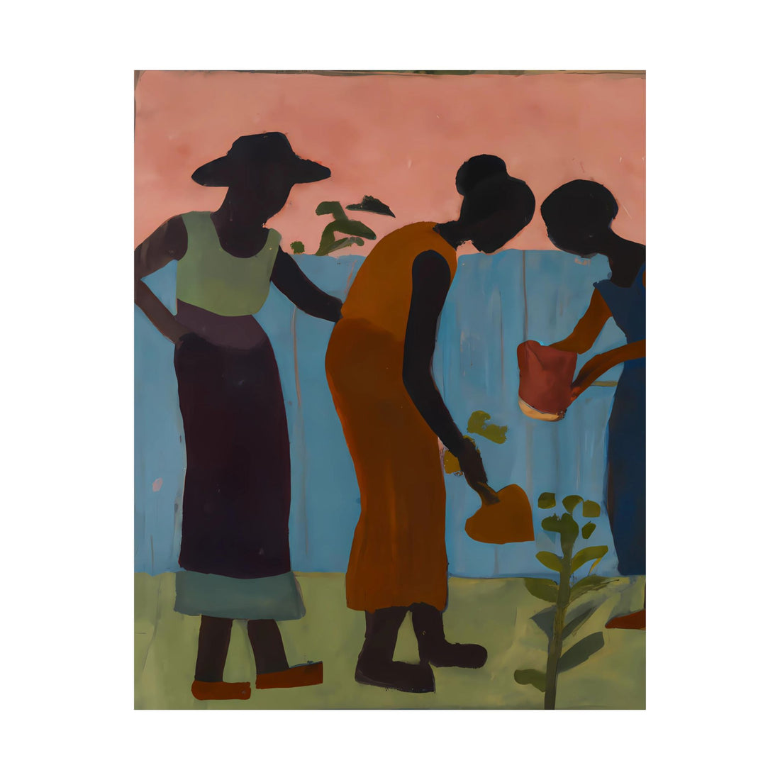 Lady in Rust, Land Series | Poster Print