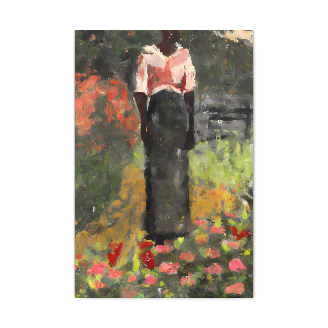 Lady 8, Cottage Series CANVAS Wall Art