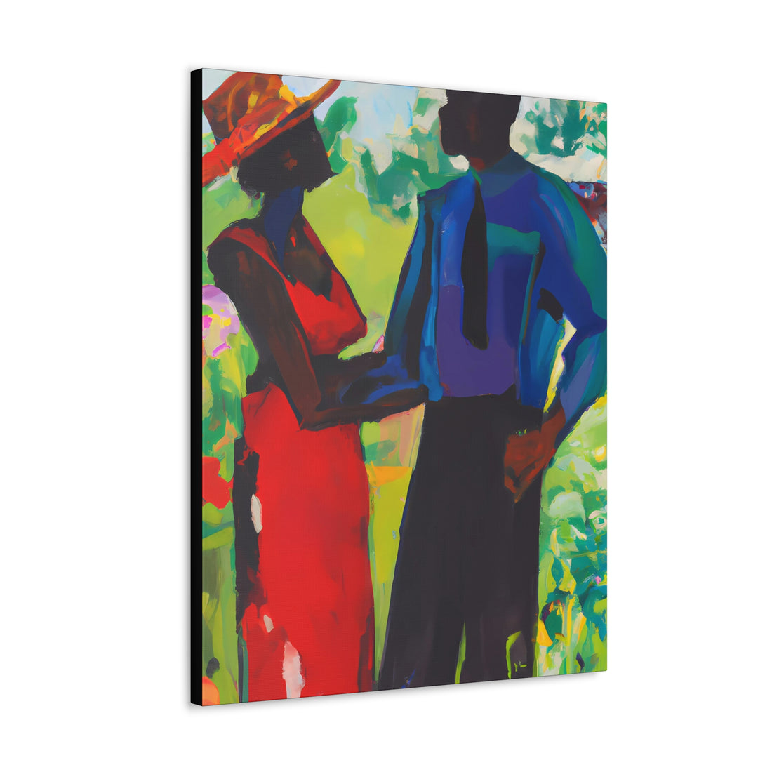 Red Hat, Black Love Series | CANVAS Gallery Wrap