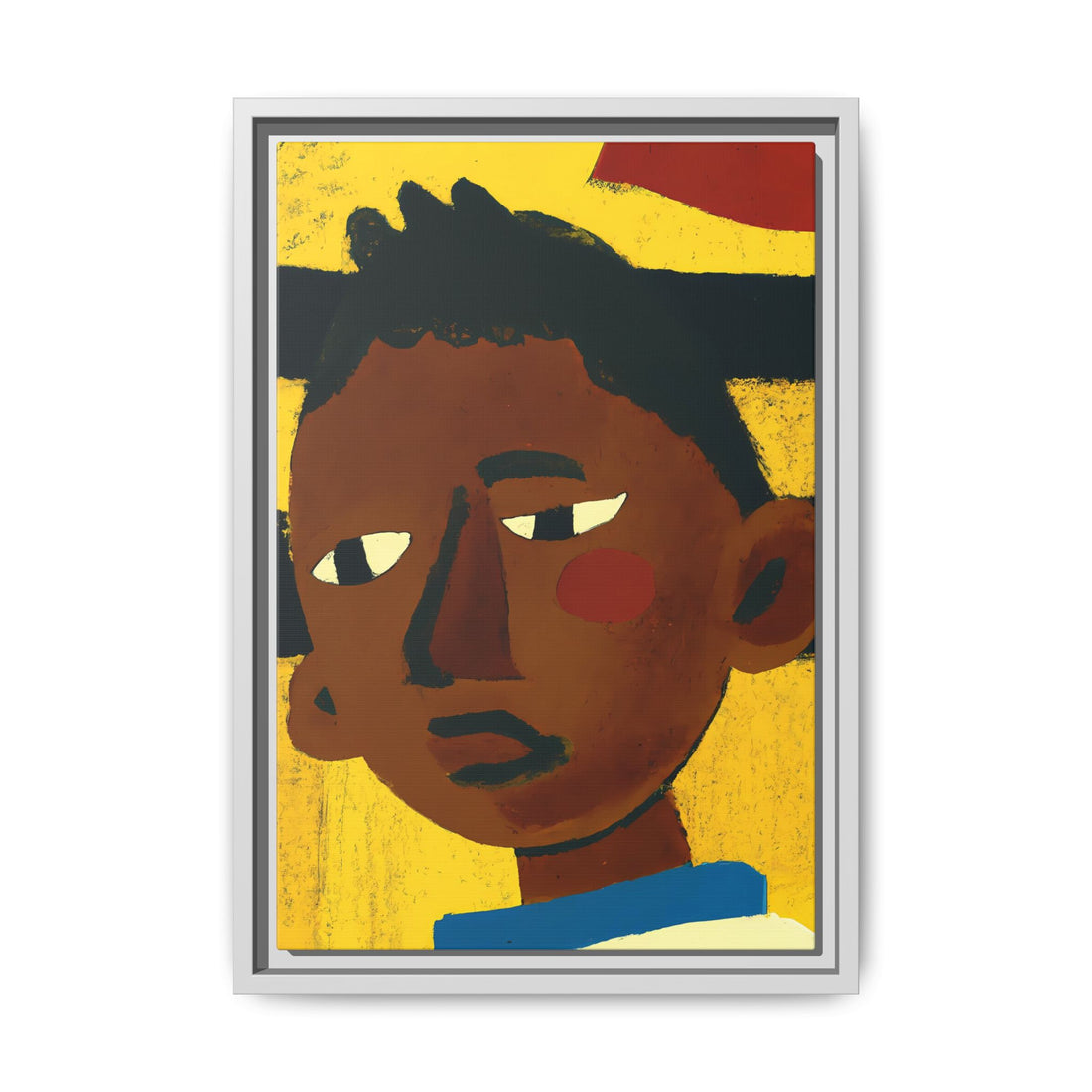 John, Folk Series | Framed Canvas Wall Art