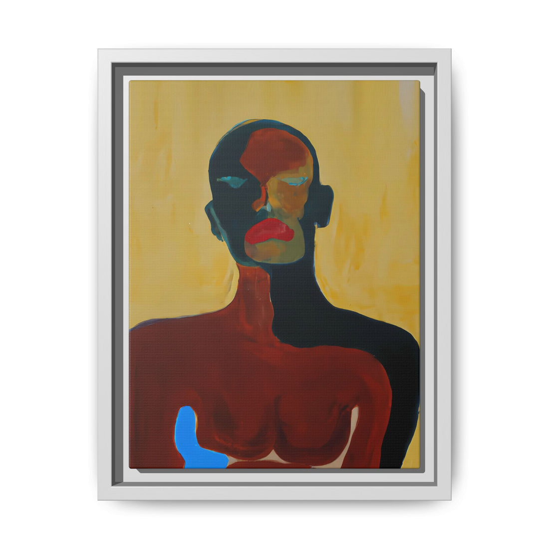 Woman of Substance, Fluid Series | Framed Canvas Wall Art