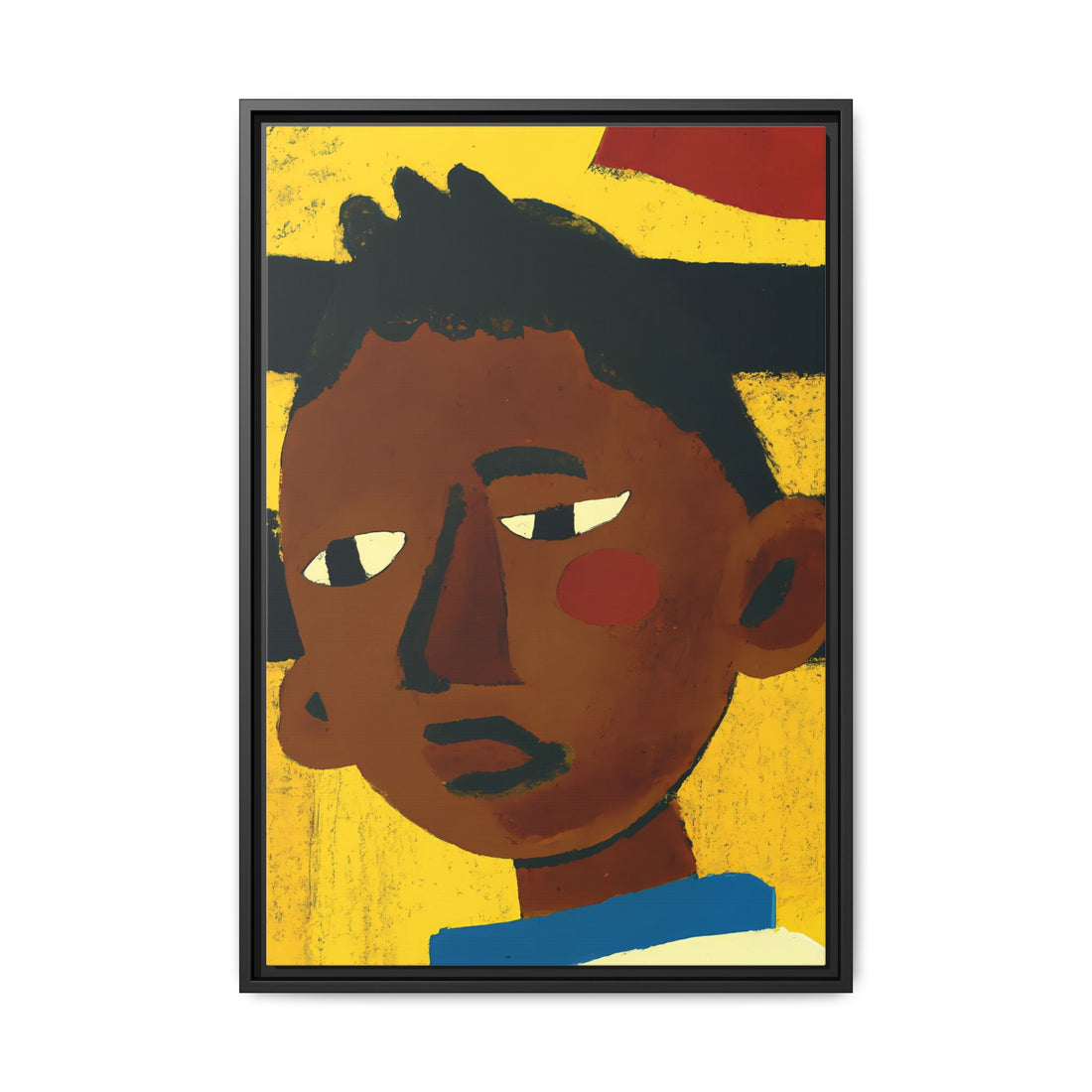 John, Folk Series | Framed Canvas Wall Art